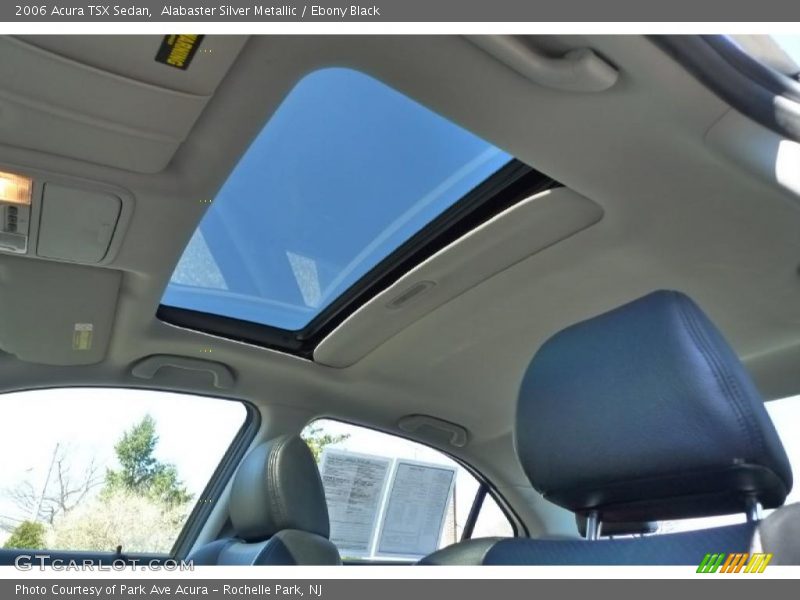 Alabaster Silver Metallic / Ebony Black 2006 Acura TSX Sedan