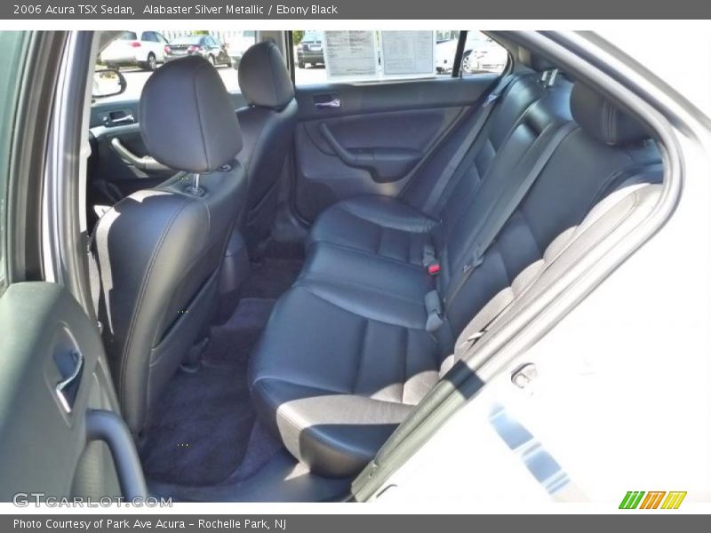 Alabaster Silver Metallic / Ebony Black 2006 Acura TSX Sedan