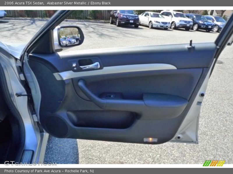 Alabaster Silver Metallic / Ebony Black 2006 Acura TSX Sedan