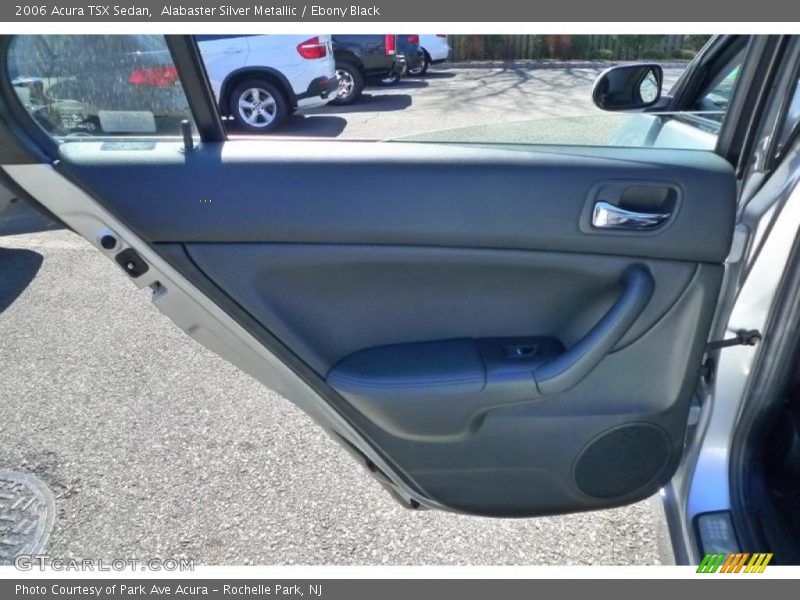 Alabaster Silver Metallic / Ebony Black 2006 Acura TSX Sedan