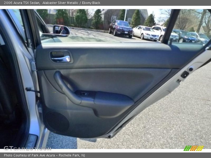 Alabaster Silver Metallic / Ebony Black 2006 Acura TSX Sedan