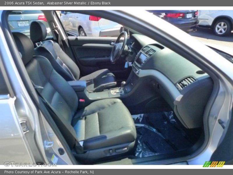 Alabaster Silver Metallic / Ebony Black 2006 Acura TSX Sedan