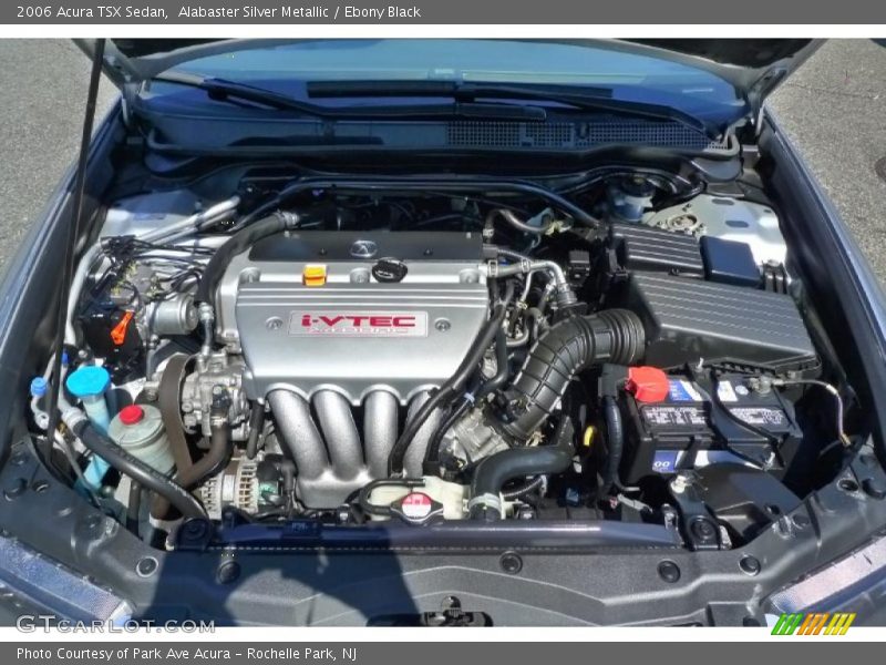 Alabaster Silver Metallic / Ebony Black 2006 Acura TSX Sedan