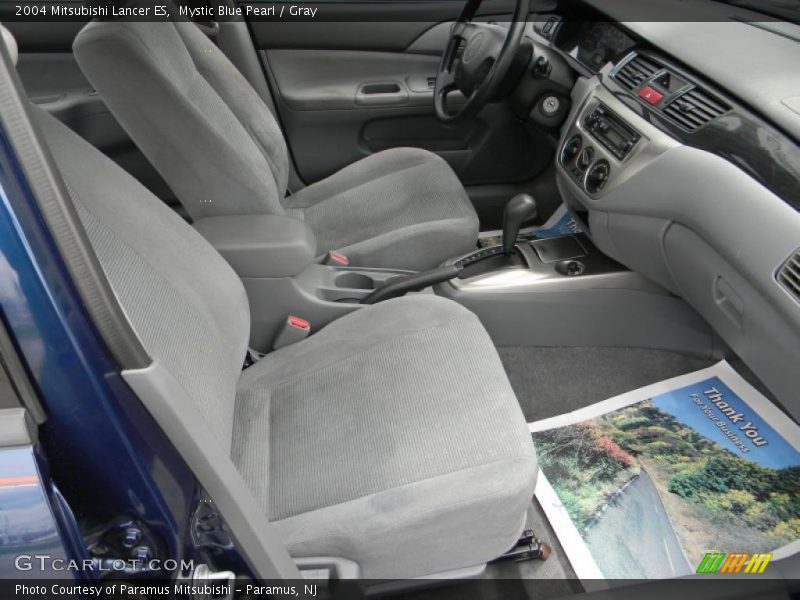 Mystic Blue Pearl / Gray 2004 Mitsubishi Lancer ES