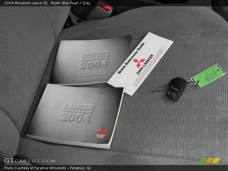Mystic Blue Pearl / Gray 2004 Mitsubishi Lancer ES