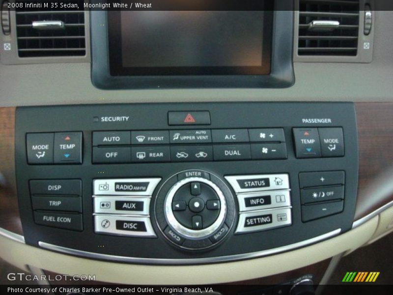 Moonlight White / Wheat 2008 Infiniti M 35 Sedan