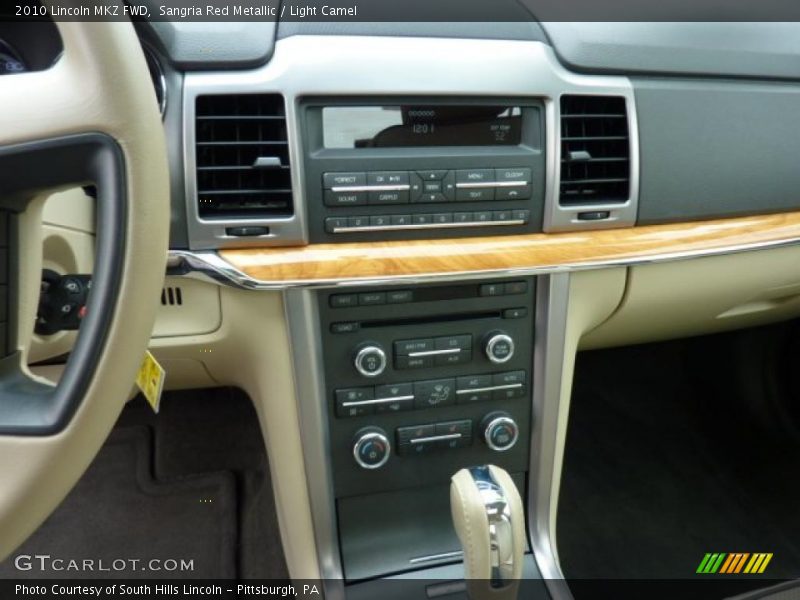 Sangria Red Metallic / Light Camel 2010 Lincoln MKZ FWD
