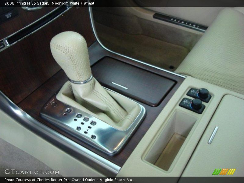 Moonlight White / Wheat 2008 Infiniti M 35 Sedan