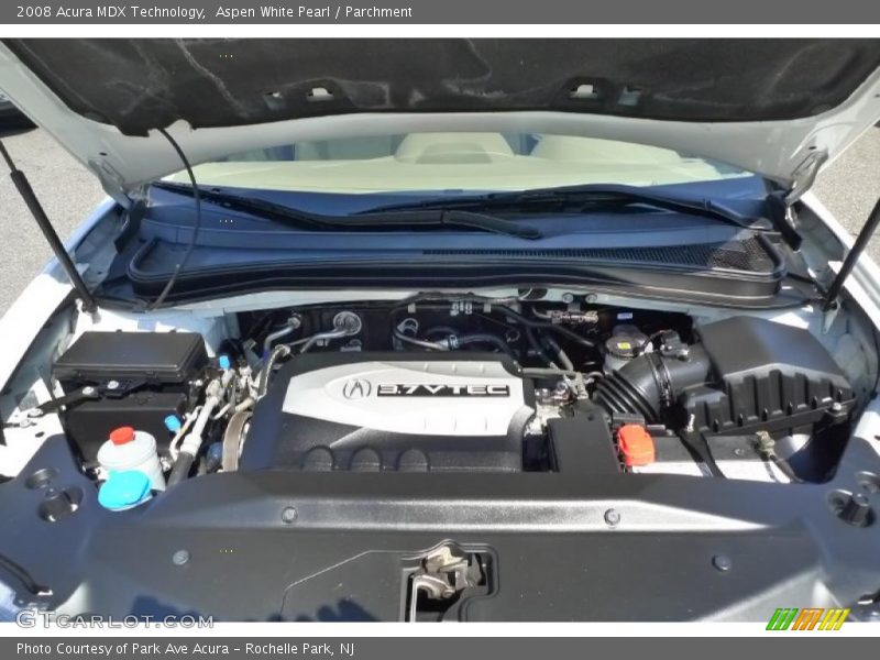 Aspen White Pearl / Parchment 2008 Acura MDX Technology