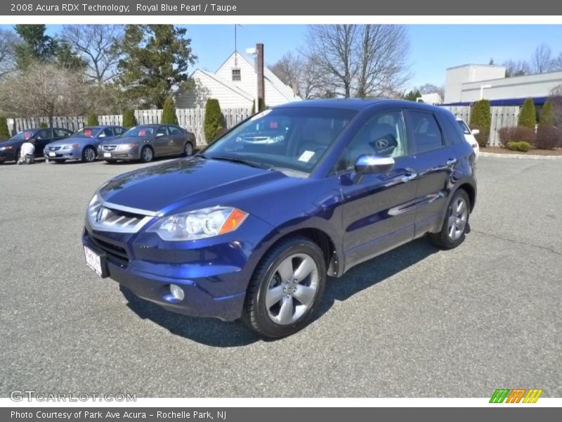 Royal Blue Pearl / Taupe 2008 Acura RDX Technology