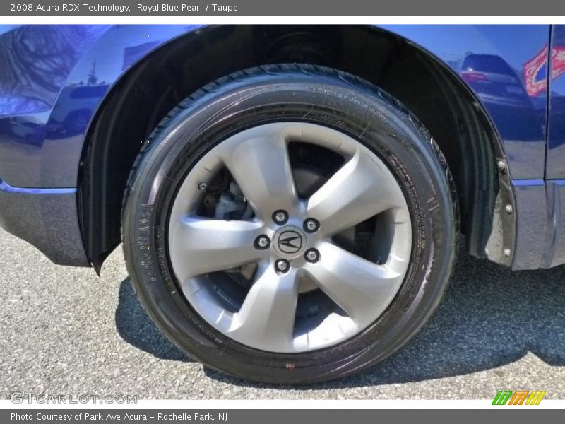 Royal Blue Pearl / Taupe 2008 Acura RDX Technology