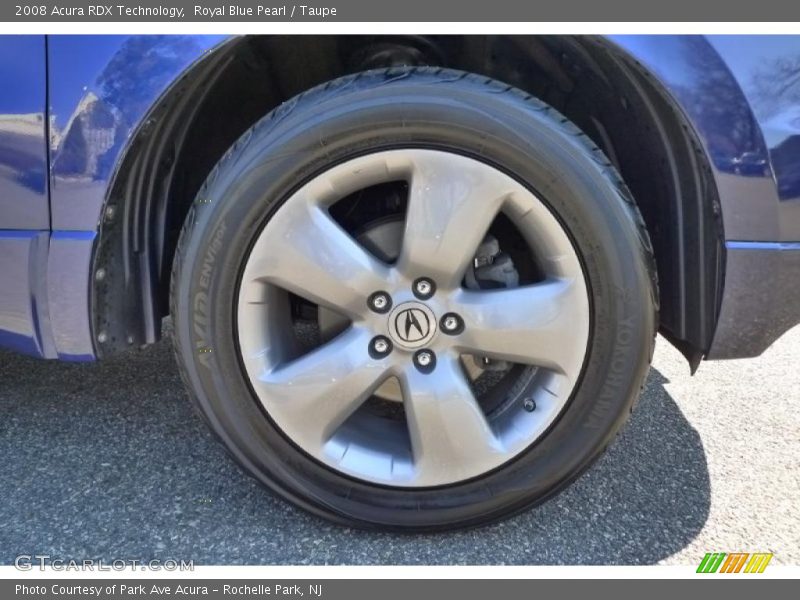Royal Blue Pearl / Taupe 2008 Acura RDX Technology
