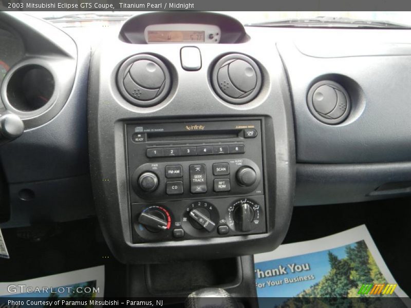 Controls of 2003 Eclipse GTS Coupe