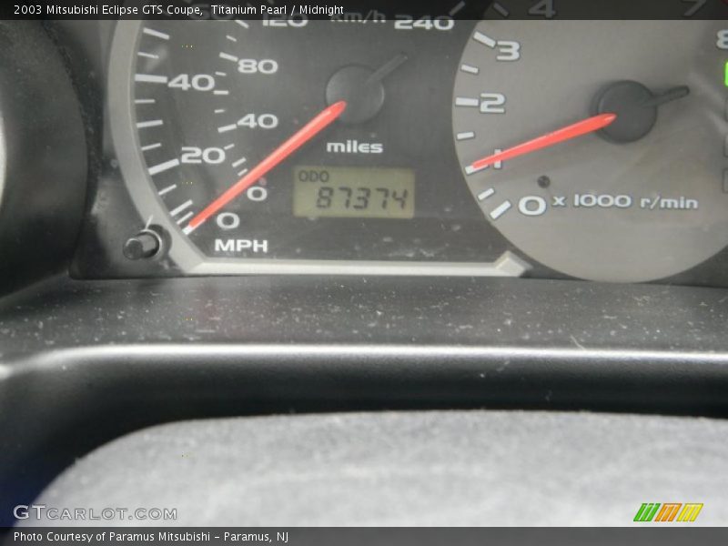 Titanium Pearl / Midnight 2003 Mitsubishi Eclipse GTS Coupe
