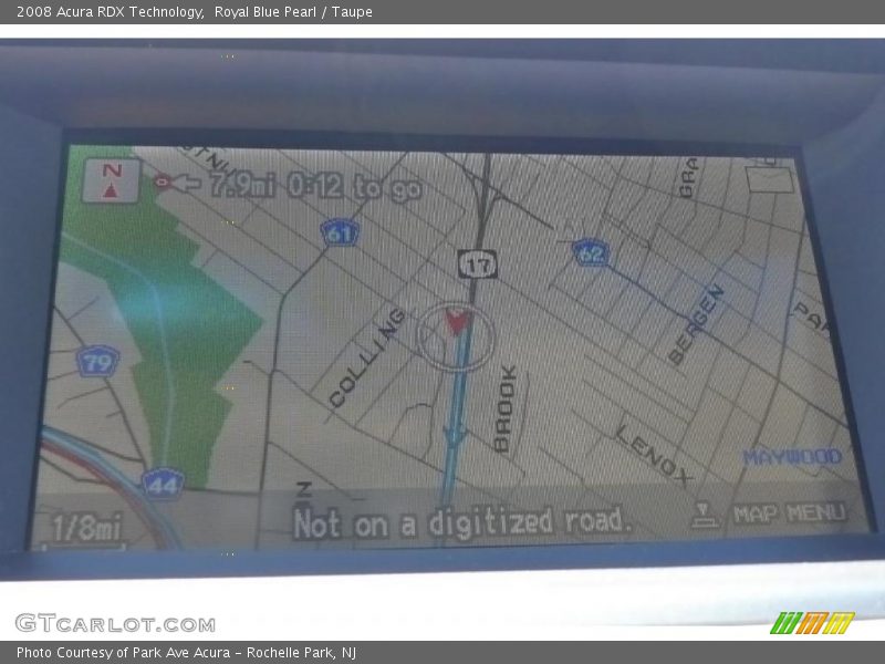 Royal Blue Pearl / Taupe 2008 Acura RDX Technology