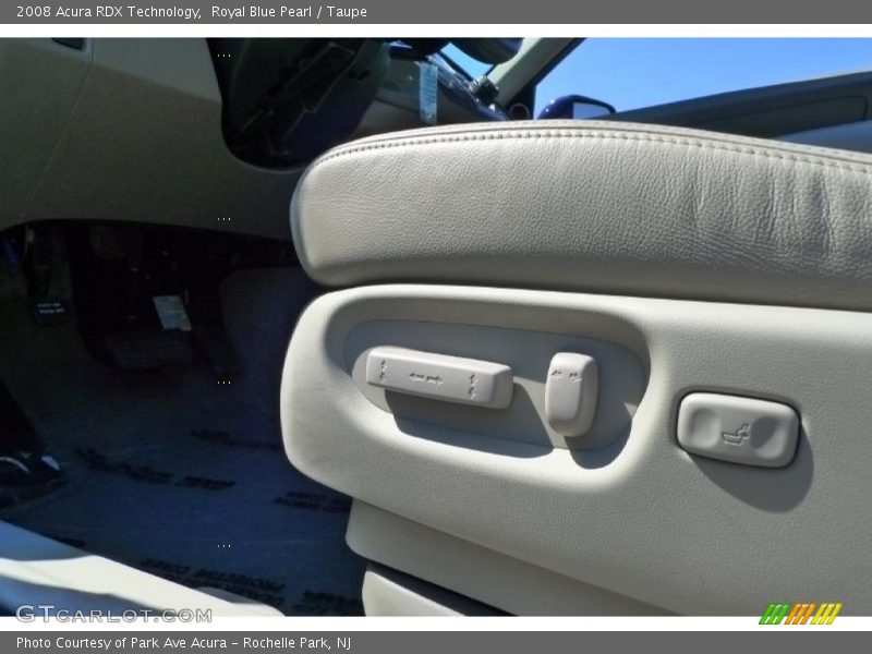 Royal Blue Pearl / Taupe 2008 Acura RDX Technology