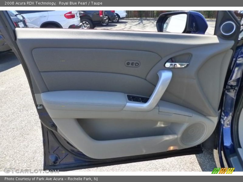 Royal Blue Pearl / Taupe 2008 Acura RDX Technology