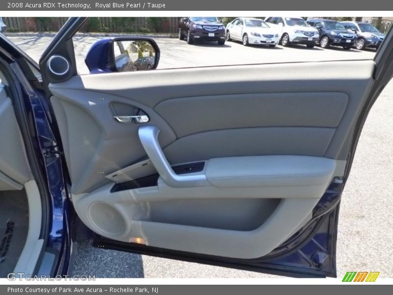 Royal Blue Pearl / Taupe 2008 Acura RDX Technology