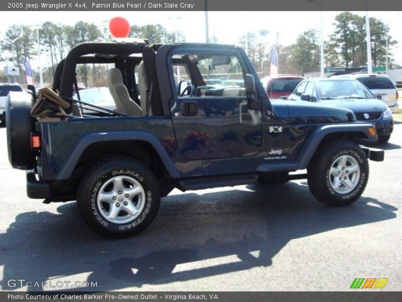 Patriot Blue Pearl / Dark Slate Gray 2005 Jeep Wrangler X 4x4