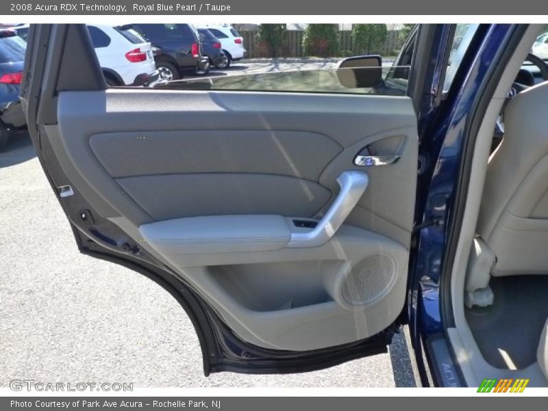 Royal Blue Pearl / Taupe 2008 Acura RDX Technology