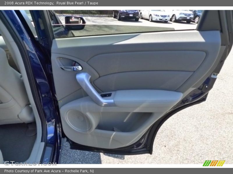 Royal Blue Pearl / Taupe 2008 Acura RDX Technology