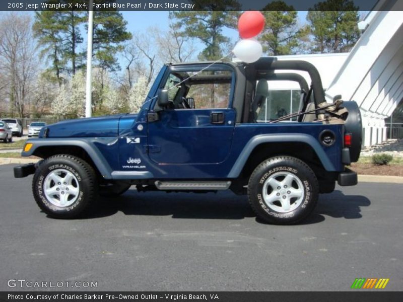 Patriot Blue Pearl / Dark Slate Gray 2005 Jeep Wrangler X 4x4