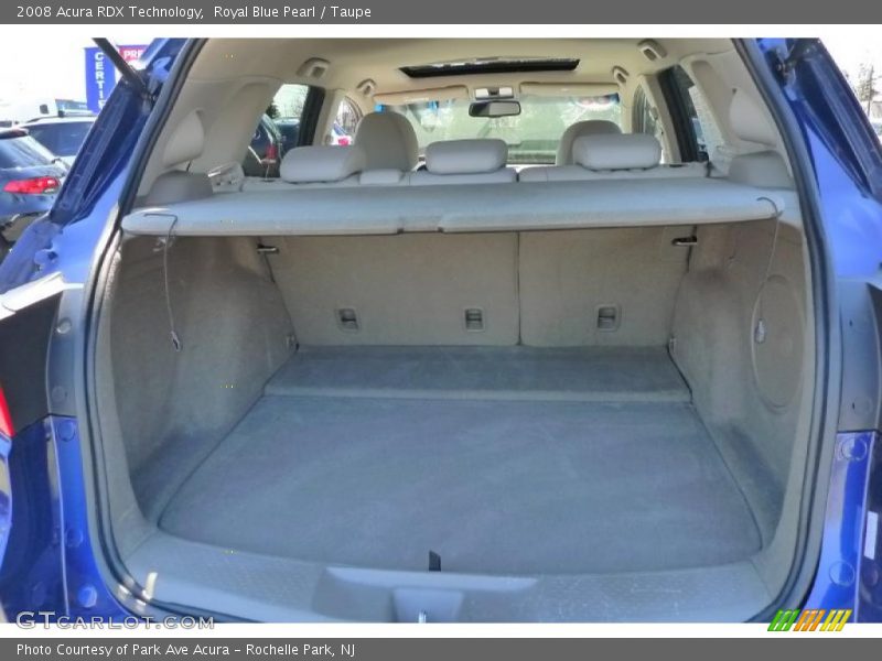 Royal Blue Pearl / Taupe 2008 Acura RDX Technology