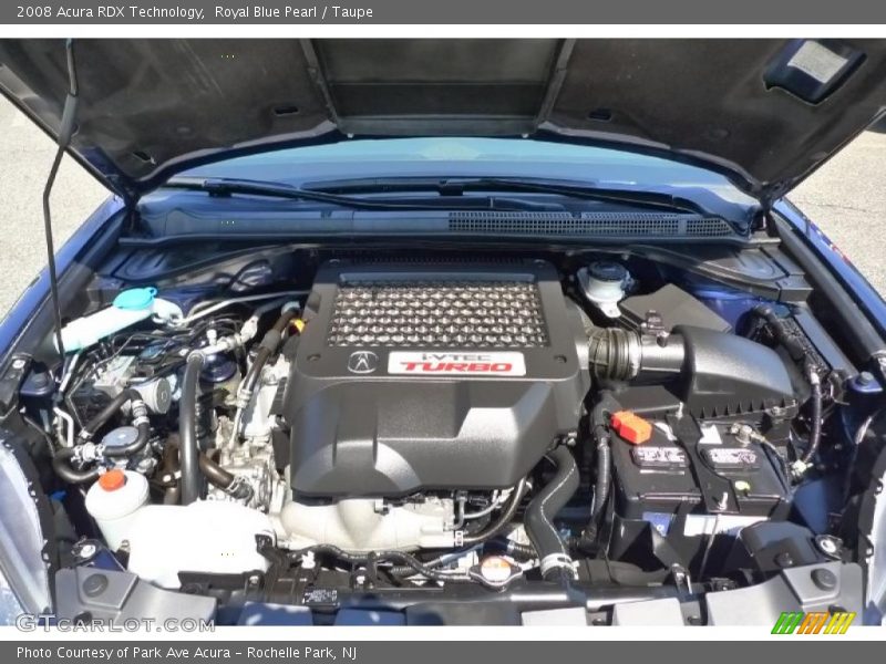 Royal Blue Pearl / Taupe 2008 Acura RDX Technology