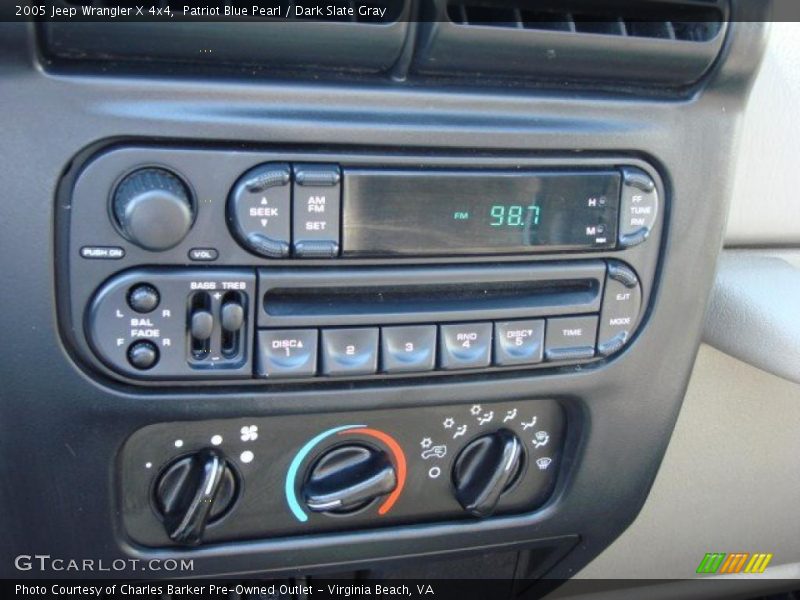 Patriot Blue Pearl / Dark Slate Gray 2005 Jeep Wrangler X 4x4