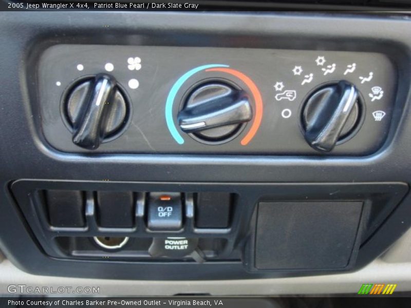 Patriot Blue Pearl / Dark Slate Gray 2005 Jeep Wrangler X 4x4