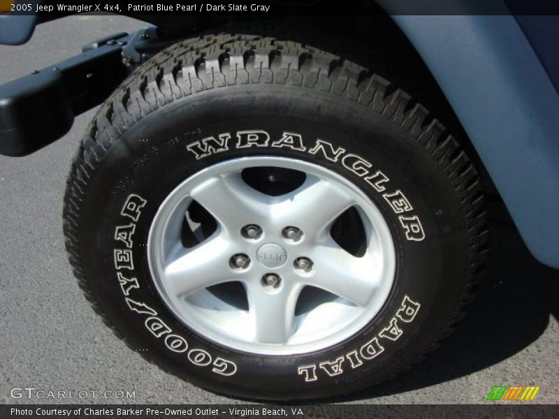 Patriot Blue Pearl / Dark Slate Gray 2005 Jeep Wrangler X 4x4