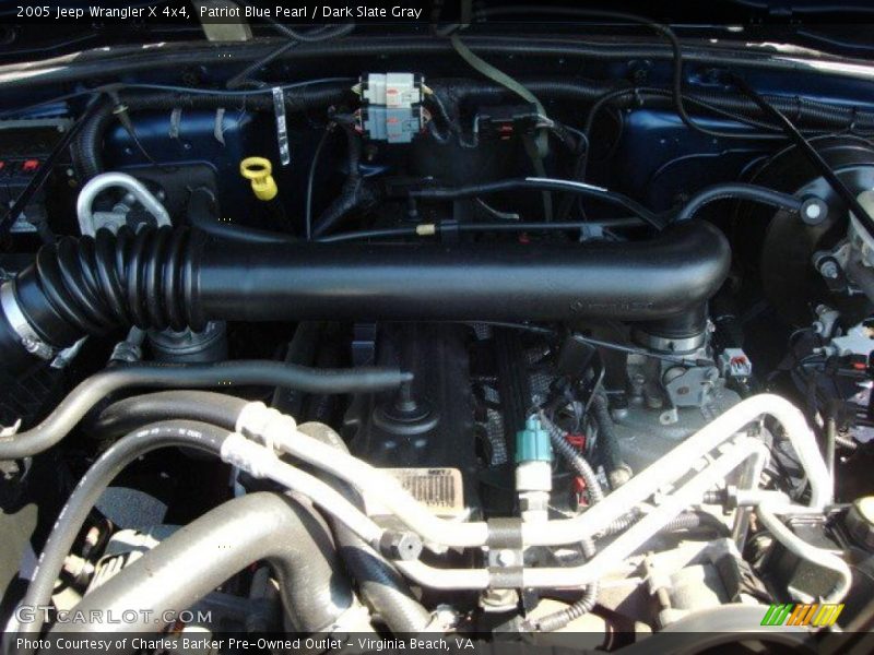 Patriot Blue Pearl / Dark Slate Gray 2005 Jeep Wrangler X 4x4
