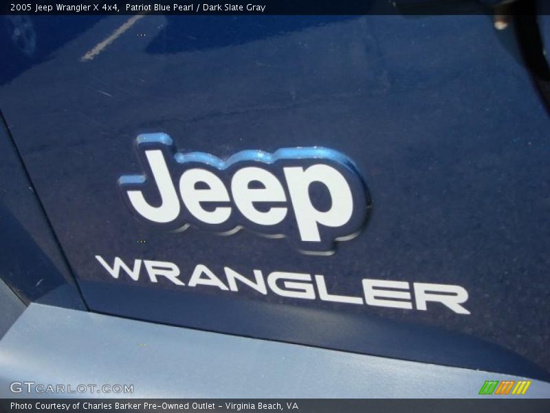 Patriot Blue Pearl / Dark Slate Gray 2005 Jeep Wrangler X 4x4