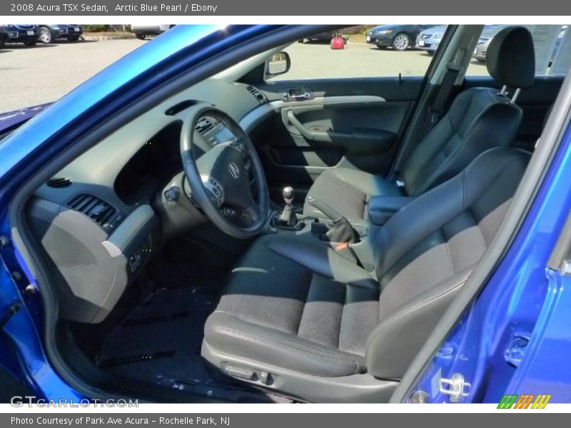  2008 TSX Sedan Ebony Interior