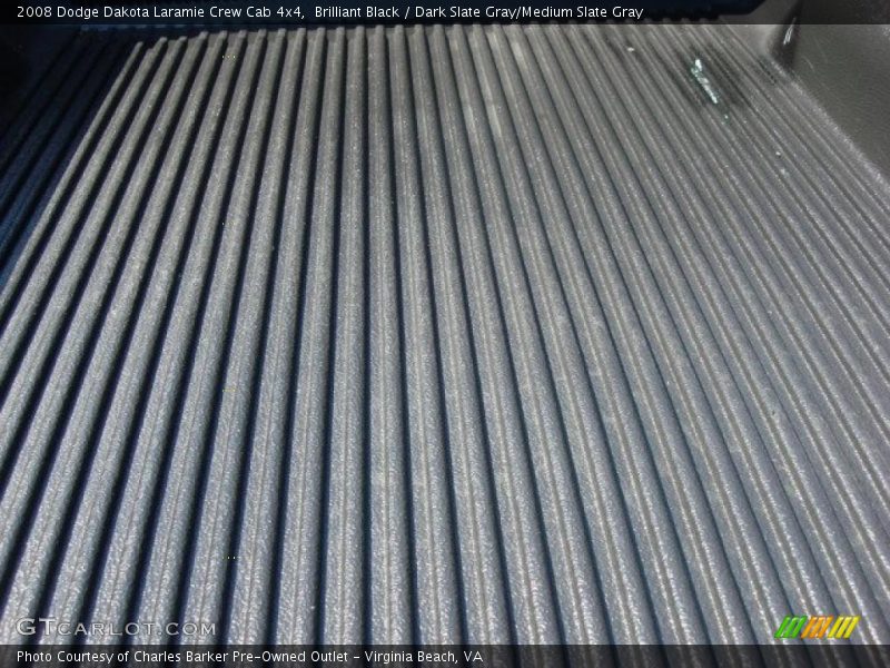 Brilliant Black / Dark Slate Gray/Medium Slate Gray 2008 Dodge Dakota Laramie Crew Cab 4x4