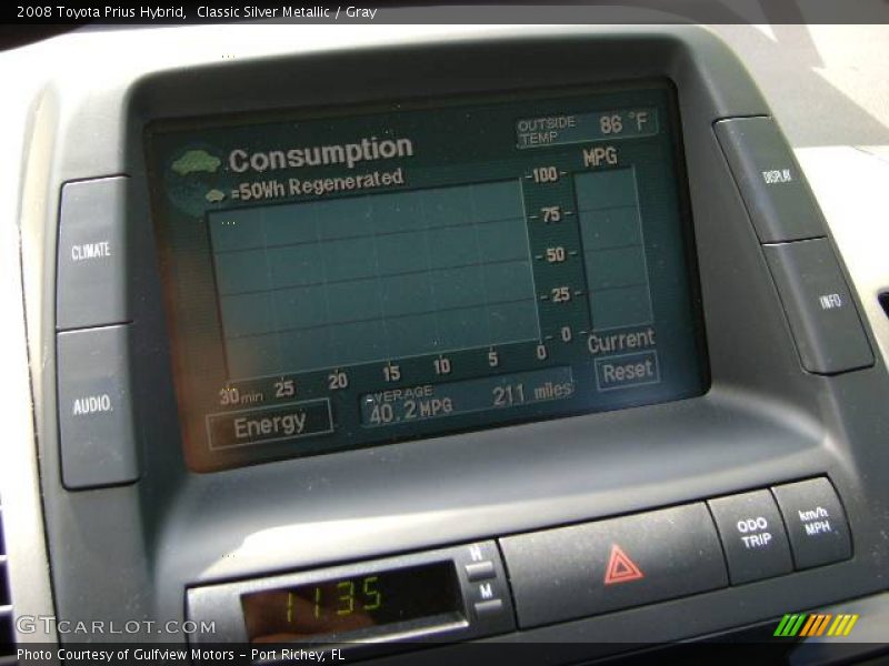 Classic Silver Metallic / Gray 2008 Toyota Prius Hybrid