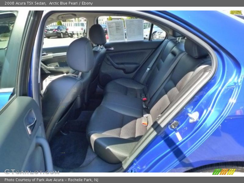  2008 TSX Sedan Ebony Interior