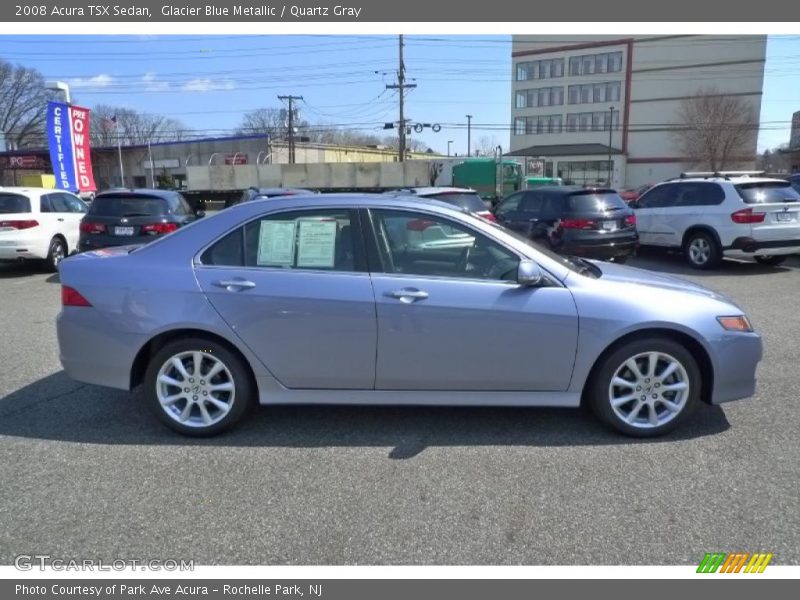 Glacier Blue Metallic / Quartz Gray 2008 Acura TSX Sedan
