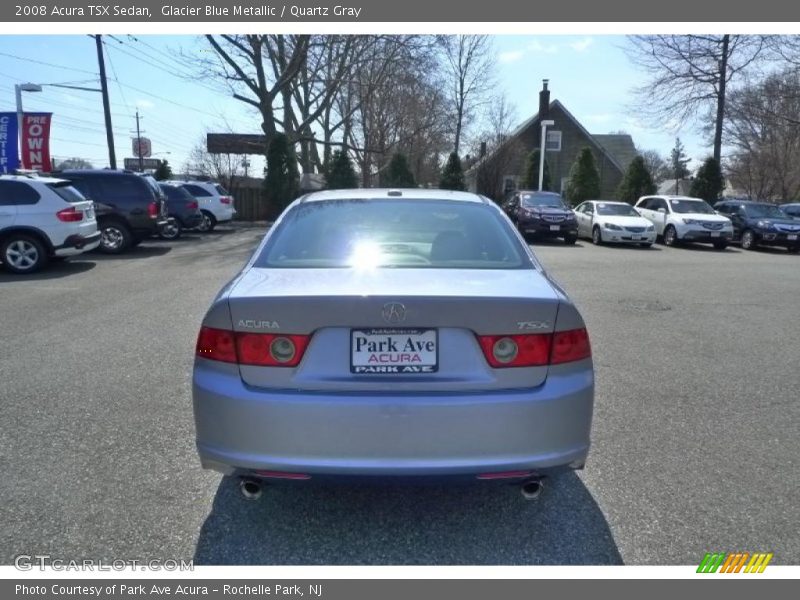 Glacier Blue Metallic / Quartz Gray 2008 Acura TSX Sedan