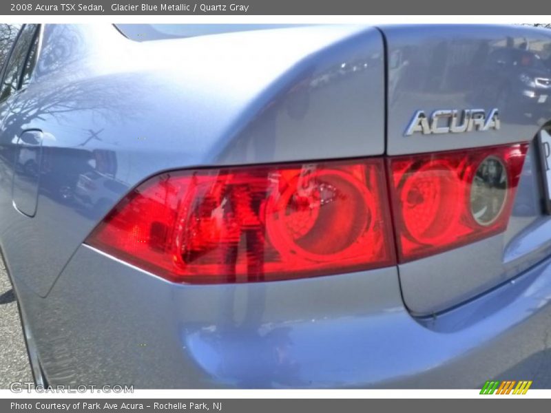 Glacier Blue Metallic / Quartz Gray 2008 Acura TSX Sedan