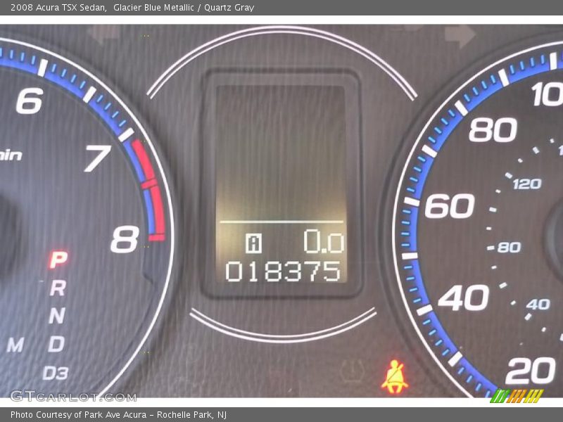 Glacier Blue Metallic / Quartz Gray 2008 Acura TSX Sedan