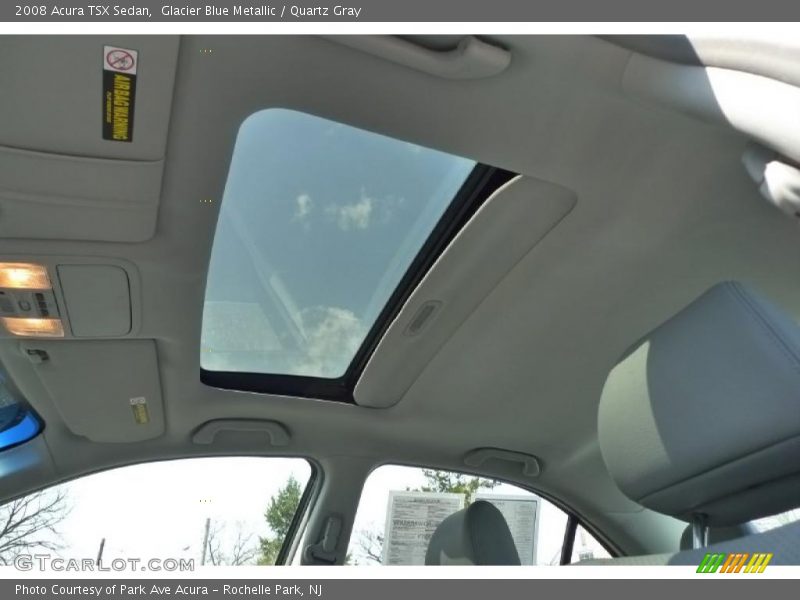 Glacier Blue Metallic / Quartz Gray 2008 Acura TSX Sedan