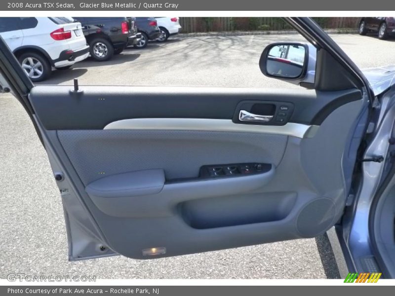 Glacier Blue Metallic / Quartz Gray 2008 Acura TSX Sedan