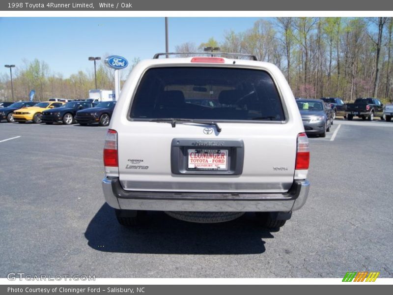 White / Oak 1998 Toyota 4Runner Limited