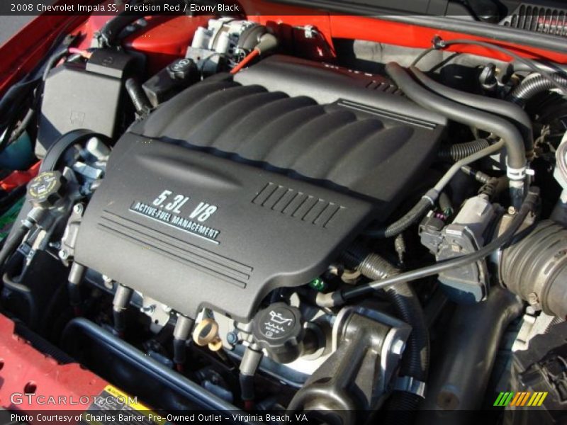 Precision Red / Ebony Black 2008 Chevrolet Impala SS