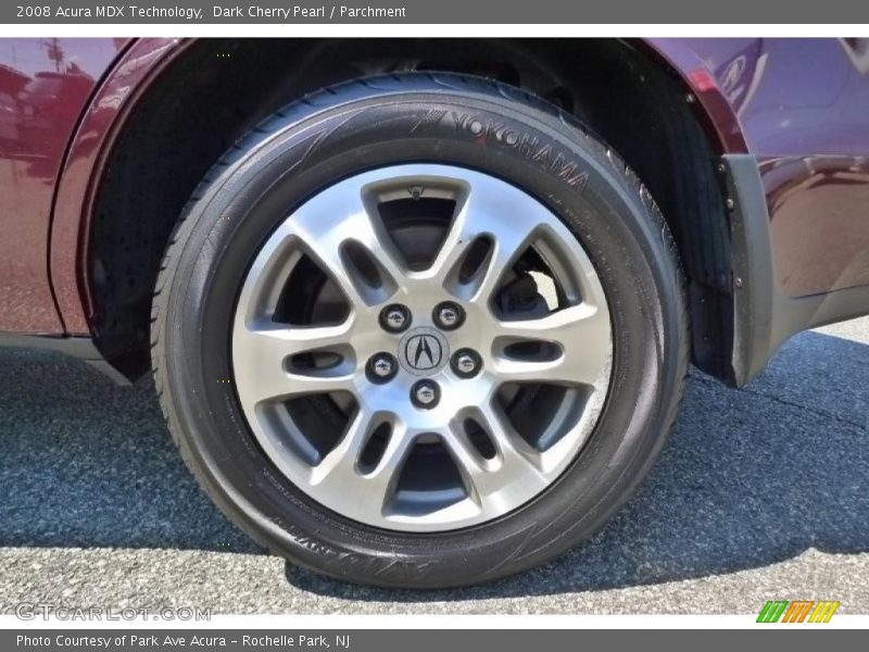 Dark Cherry Pearl / Parchment 2008 Acura MDX Technology