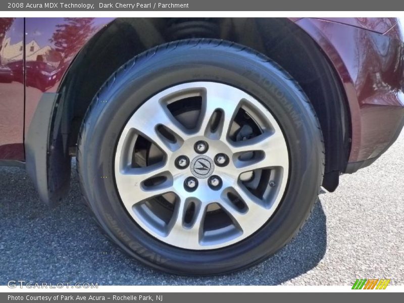 Dark Cherry Pearl / Parchment 2008 Acura MDX Technology
