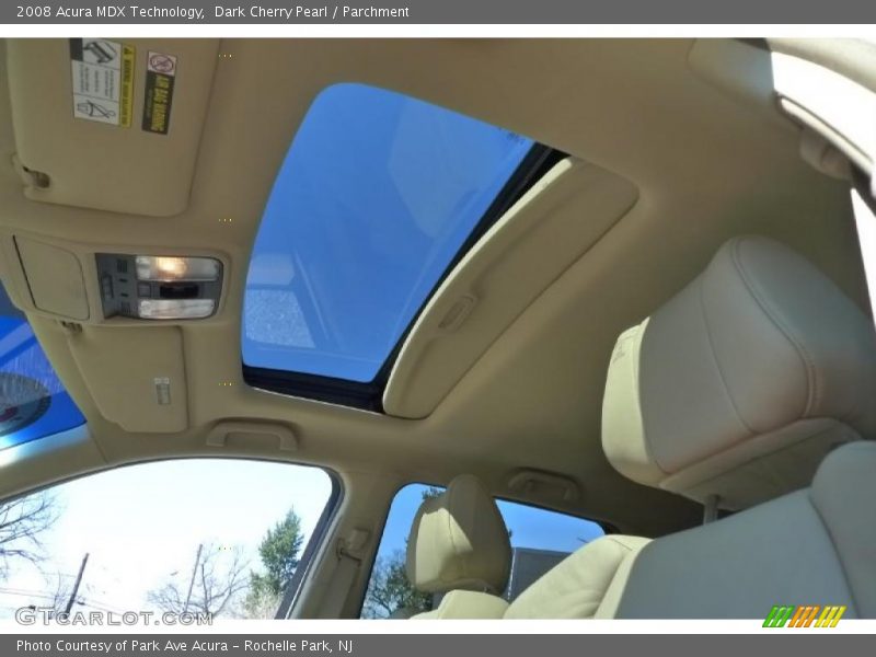 Dark Cherry Pearl / Parchment 2008 Acura MDX Technology