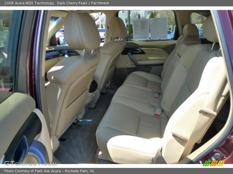 Dark Cherry Pearl / Parchment 2008 Acura MDX Technology