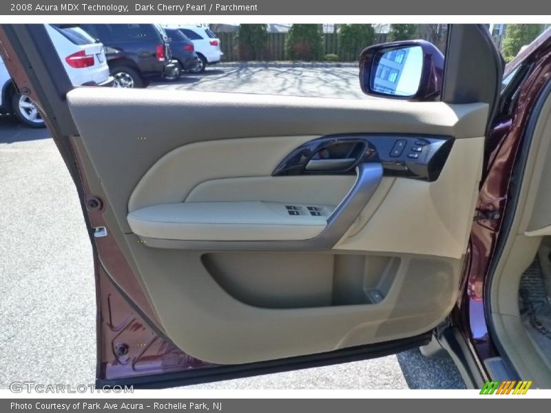 Dark Cherry Pearl / Parchment 2008 Acura MDX Technology